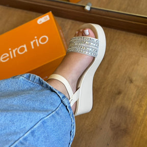 Tamanco Beira Rio Tira em Strass 8407.142